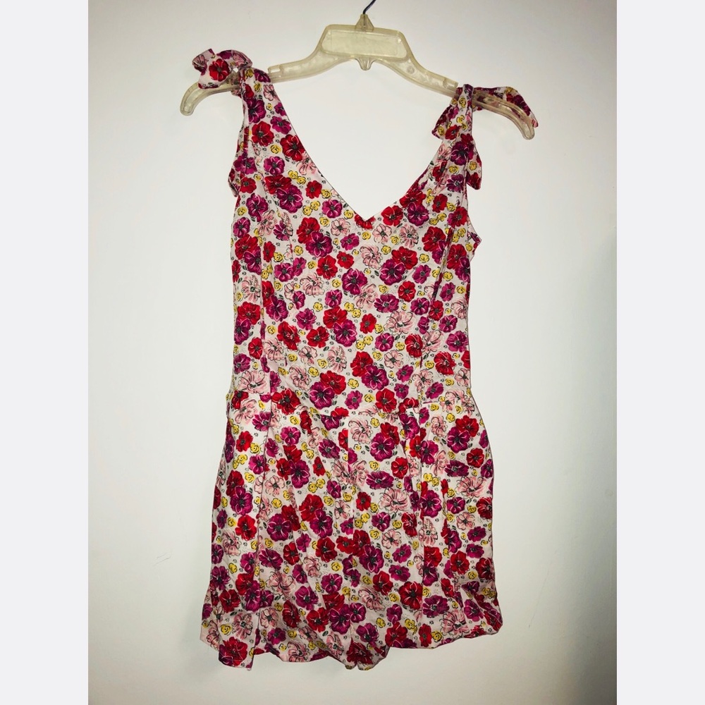 Miley Cyrus Floral Romper Small